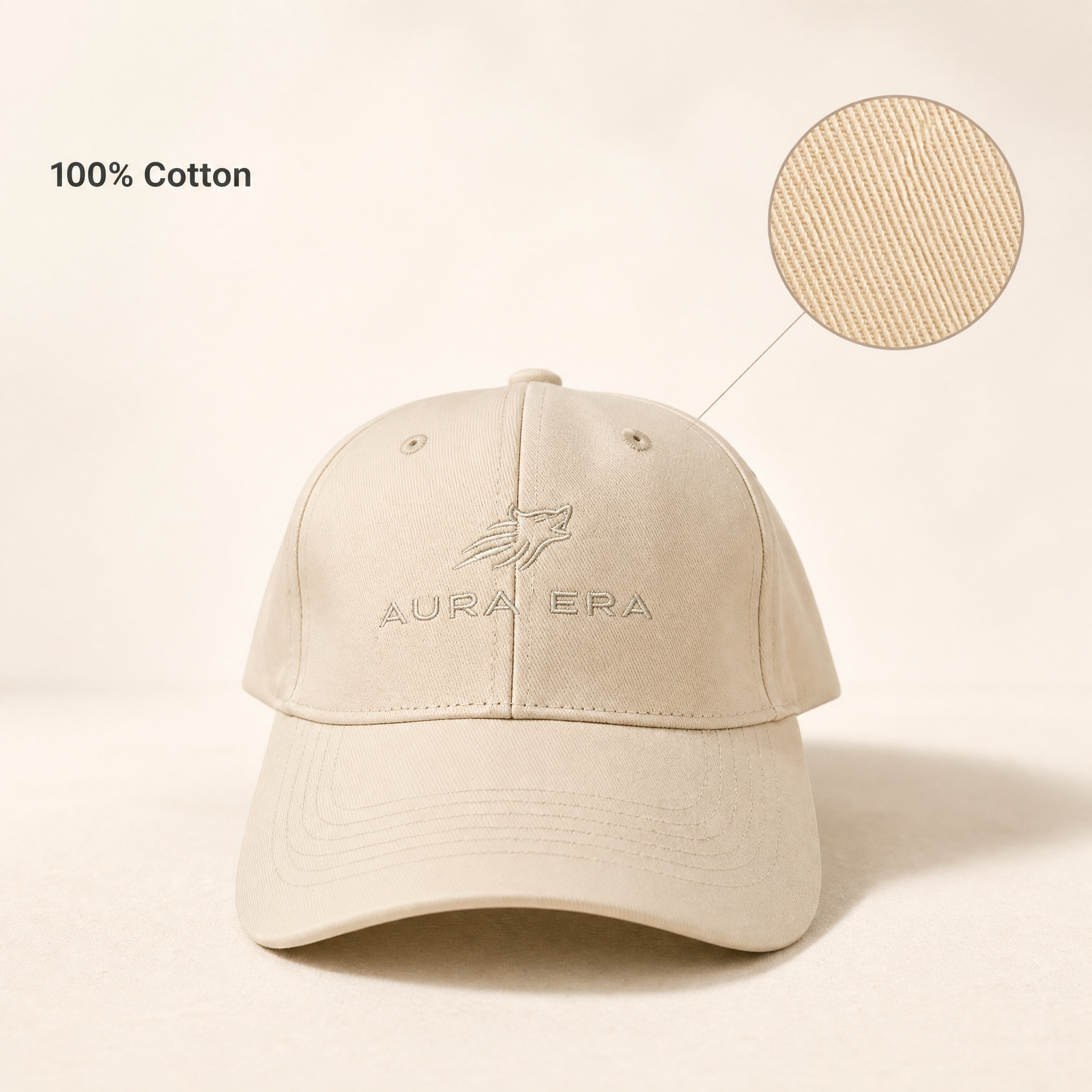 Cream AURA ERA cap